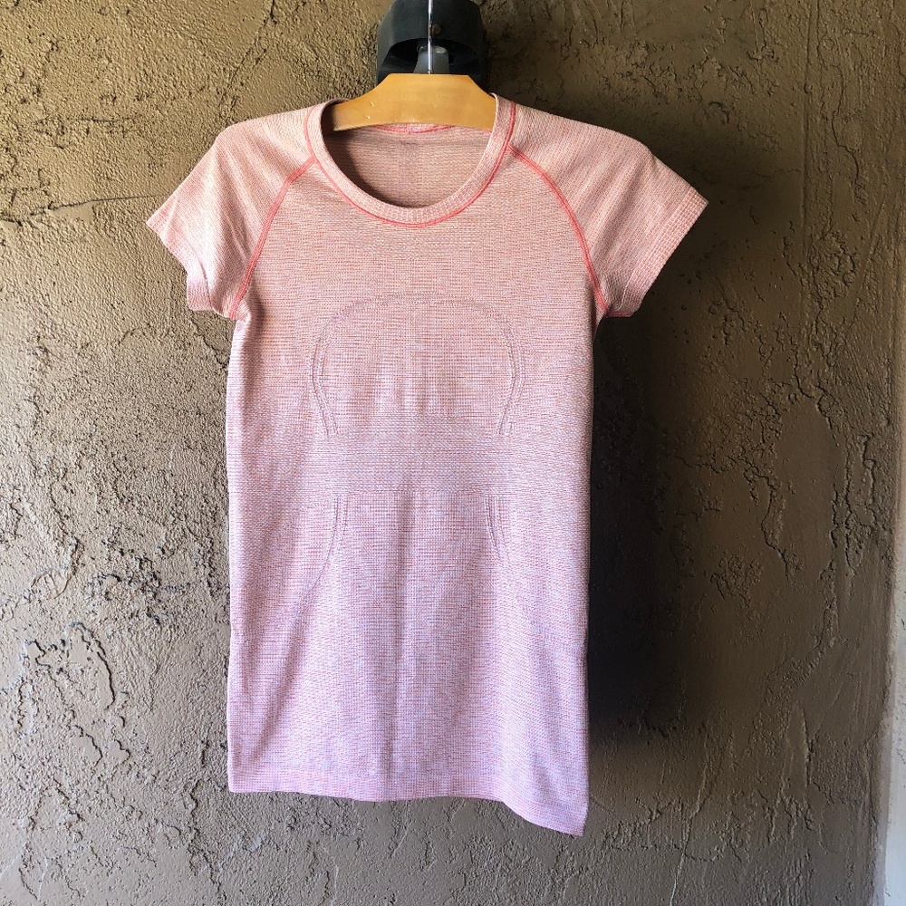 Lululemon Swiftly Tech Pink Short Sleeve Crew